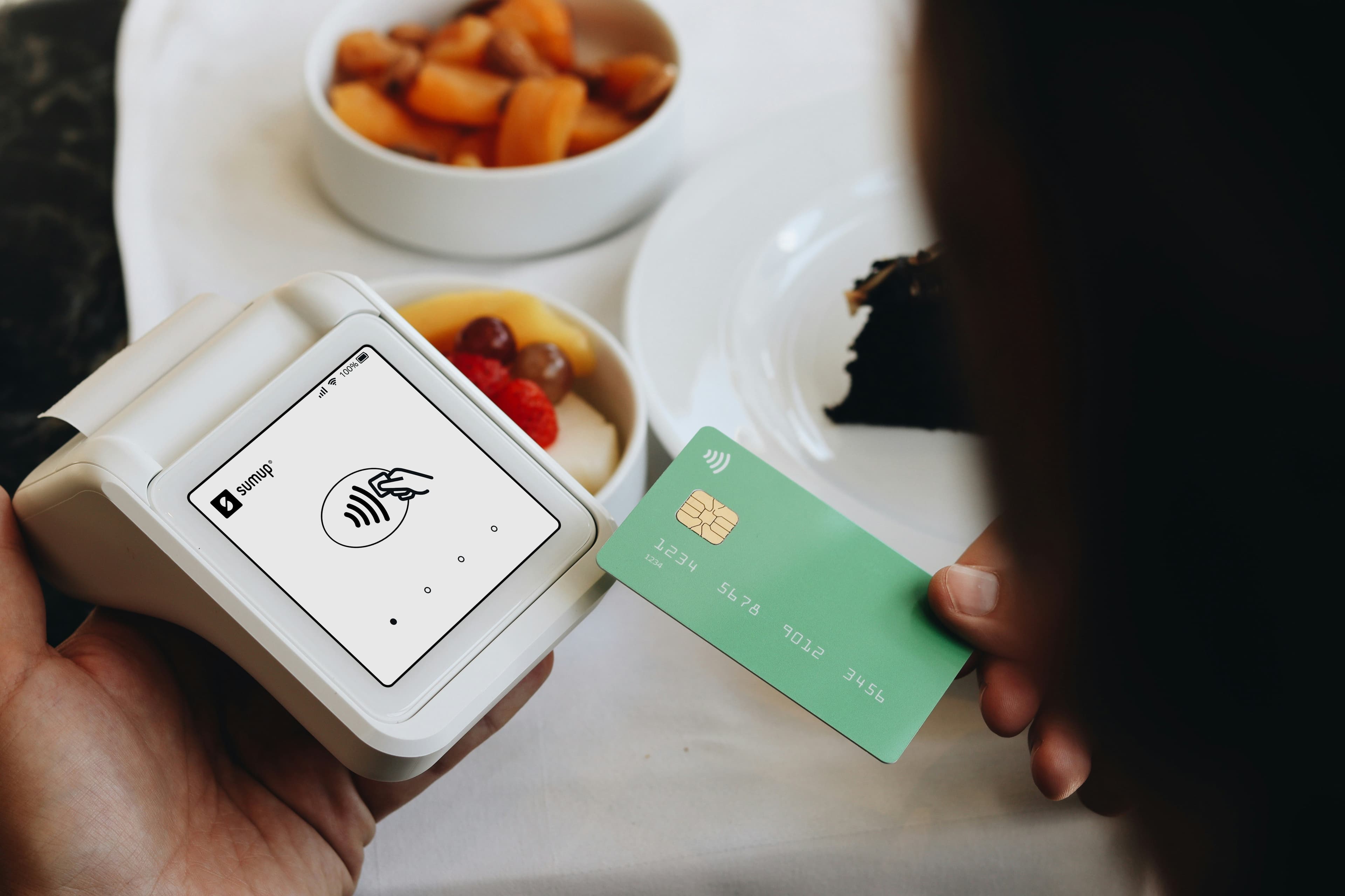 A card payment in the everyday flow of a small business